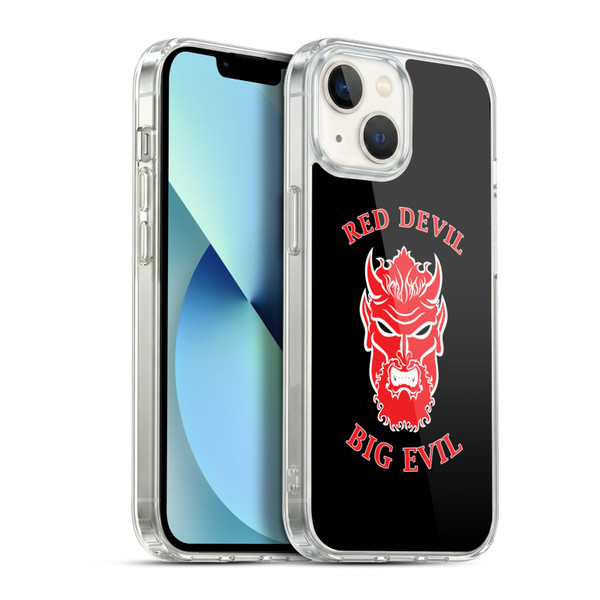 WWE Superstars 8 Undertaker Red Devil Big Evil Soft Gel Case for Apple iPhone 13