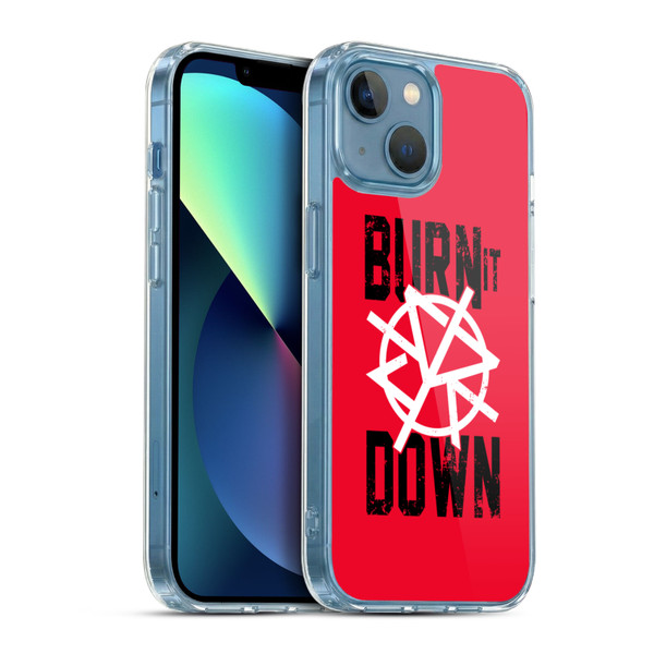 WWE Superstars 8 Seth Rollins Burn It Down Soft Gel Case for Apple iPhone 13 Mini & MagSafe