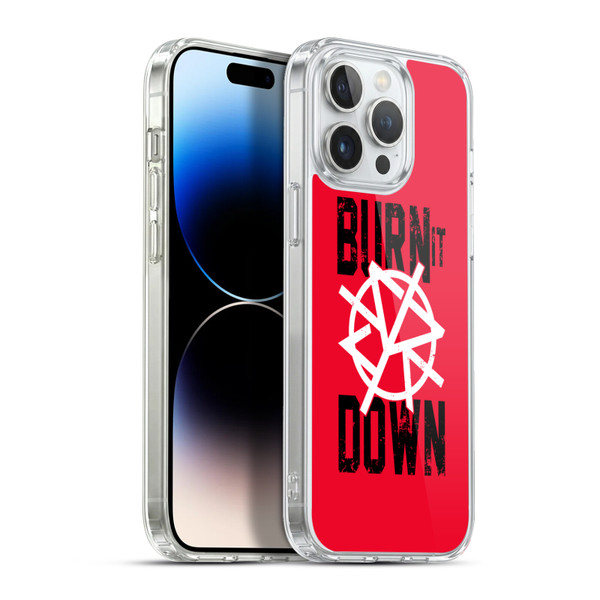 WWE Superstars 8 Seth Rollins Burn It Down Soft Gel Case for Apple iPhone 13 Pro Max & MagSafe