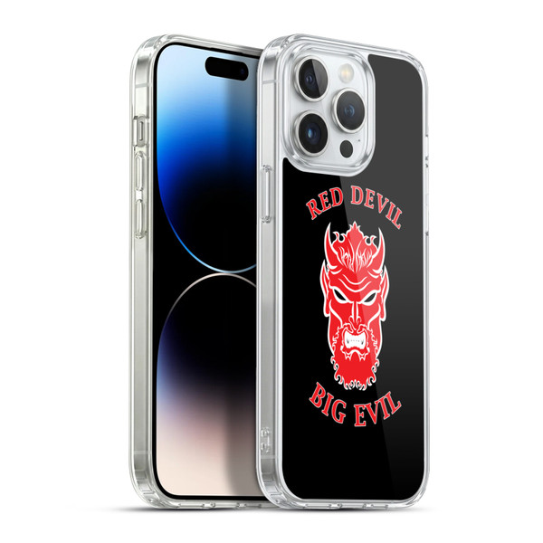 WWE Superstars 8 Undertaker Red Devil Big Evil Soft Gel Case for Apple iPhone 13 Pro Max & MagSafe