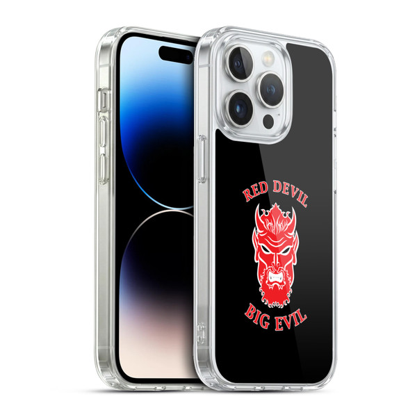 WWE Superstars 8 Undertaker Red Devil Big Evil Soft Gel Case for Apple iPhone 13 Pro & MagSafe