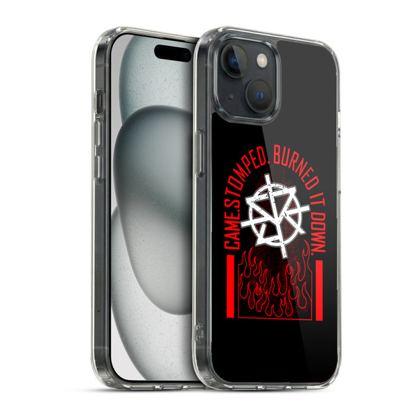 WWE Superstars 8 Seth Rollins Burned It Down Soft Gel Case for Apple iPhone 15 & MagSafe