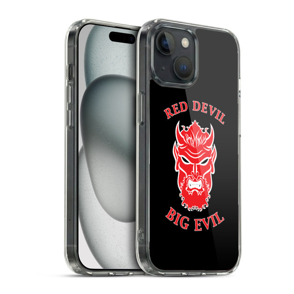 WWE Superstars 8 Undertaker Red Devil Big Evil Soft Gel Case for Apple iPhone 15 & MagSafe