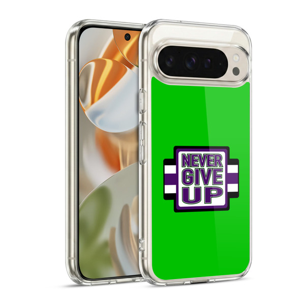 WWE Superstars 8 John Cena Never Give Up Soft Gel Case for Google Pixel 9 / Pixel 9 Pro