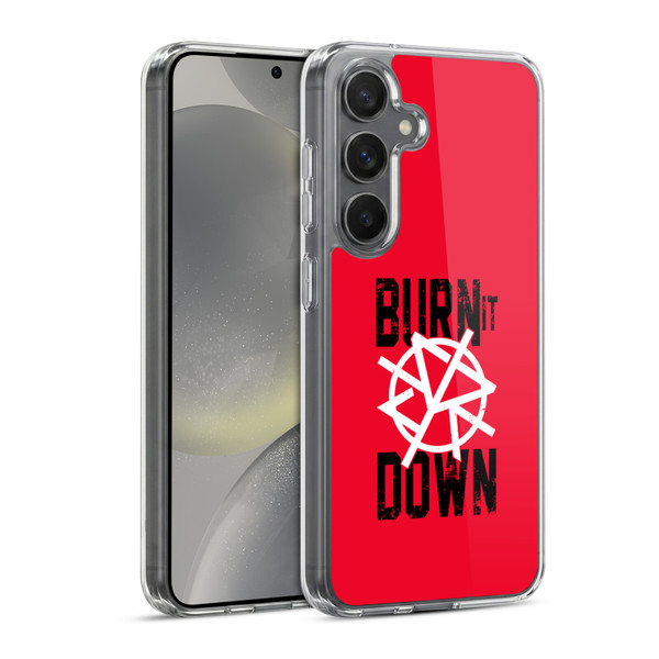 WWE Superstars 8 Seth Rollins Burn It Down Soft Gel Case for Samsung Galaxy S24 5G & MagSafe