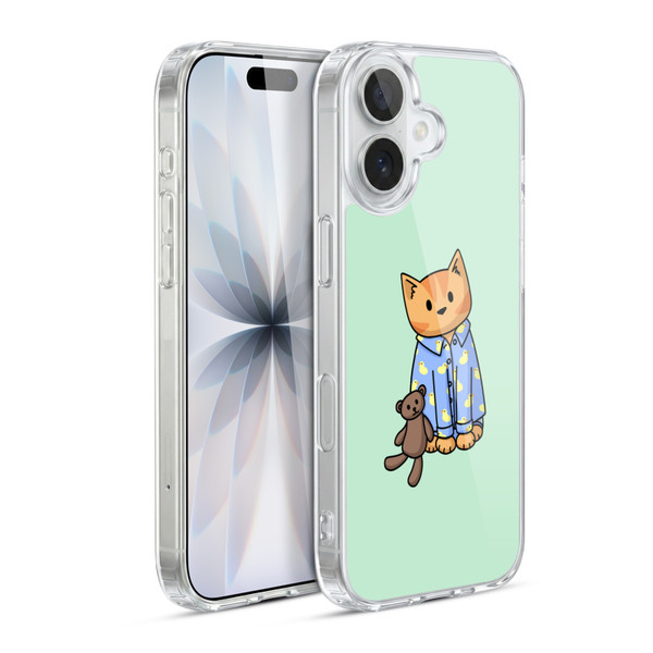 Beth Wilson Doodle Cats 2 Bedtime Pyjama Soft Gel Case for Apple iPhone 17