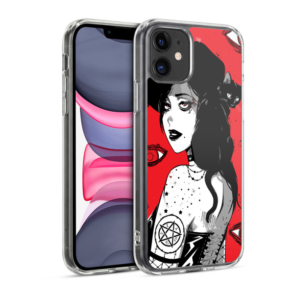 Zombie Makeout Club Graphics Black Makeup Soft Gel Case for Apple iPhone 11