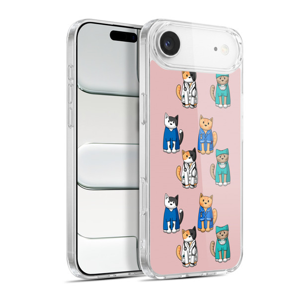 Beth Wilson Doodle Cats 2 Professionals Soft Gel Case for Apple iPhone 17 Air