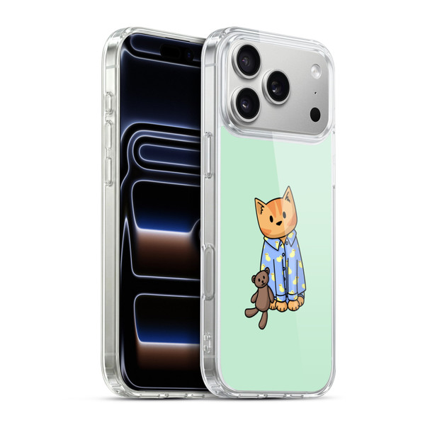 Beth Wilson Doodle Cats 2 Bedtime Pyjama Soft Gel Case for Apple iPhone 17 Pro Max