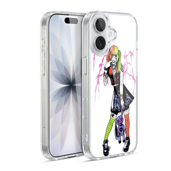 Zombie Makeout Club Graphics Bear Soft Gel Case for Apple iPhone 17