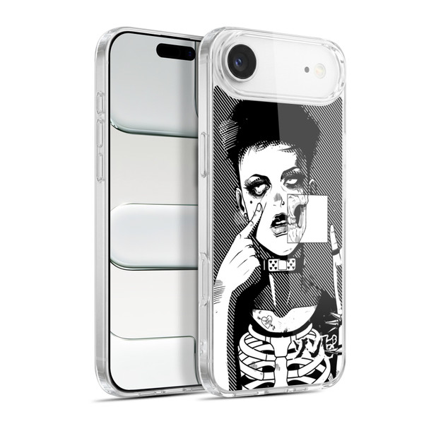 Zombie Makeout Club Graphics Dark Makeup Soft Gel Case for Apple iPhone 17 Air