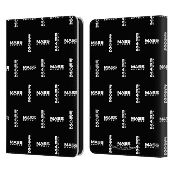 EA Bioware Mass Effect Graphics Logo Pattern Leather Book Wallet Case Cover For Amazon Kindle 11th Gen (2024)