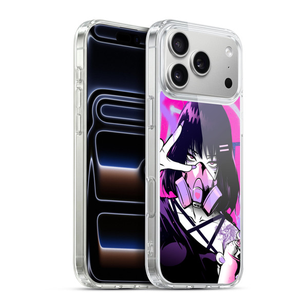 Zombie Makeout Club Graphics Facepiece Soft Gel Case for Apple iPhone 17 Pro Max