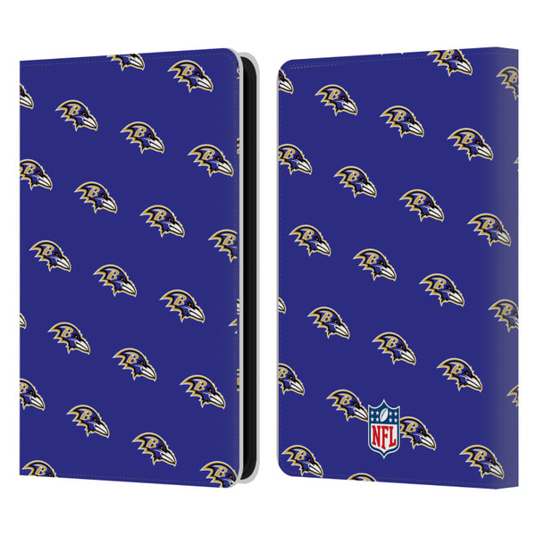 NFL Baltimore Ravens Artwork Patterns Leather Book Wallet Case Cover For Amazon Kindle 11th Gen 6in 2022
