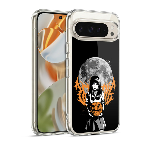 Zombie Makeout Club Graphics Halloween Pumpkin Soft Gel Case for Google Pixel 9 / Pixel 9 Pro