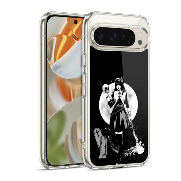 Zombie Makeout Club Graphics Skull Head Soft Gel Case for Google Pixel 9 / Pixel 9 Pro