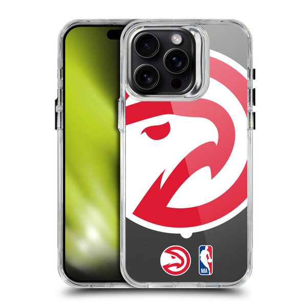 NBA Atlanta Hawks Logo Oversized Hawk SHOCKPROOF BUMPER CASE COMPATIBLE WITH Apple iPhone 15 Pro Max & MAGSAFE