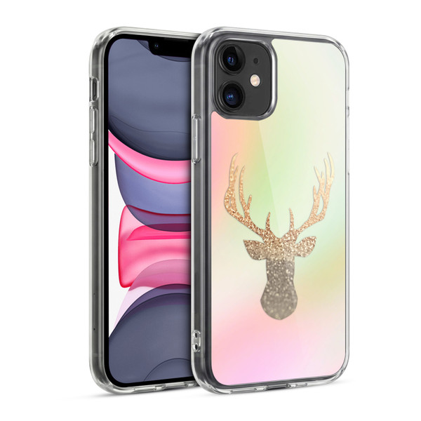 Monika Strigel Dreamland Gold Deer Soft Gel Case for Apple iPhone 11