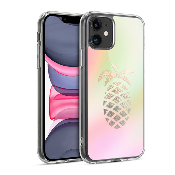 Monika Strigel Dreamland Gold Pineapple Soft Gel Case for Apple iPhone 11