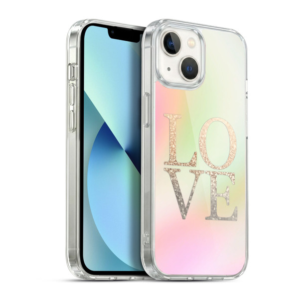 Monika Strigel Dreamland Gold Love Soft Gel Case for Apple iPhone 13