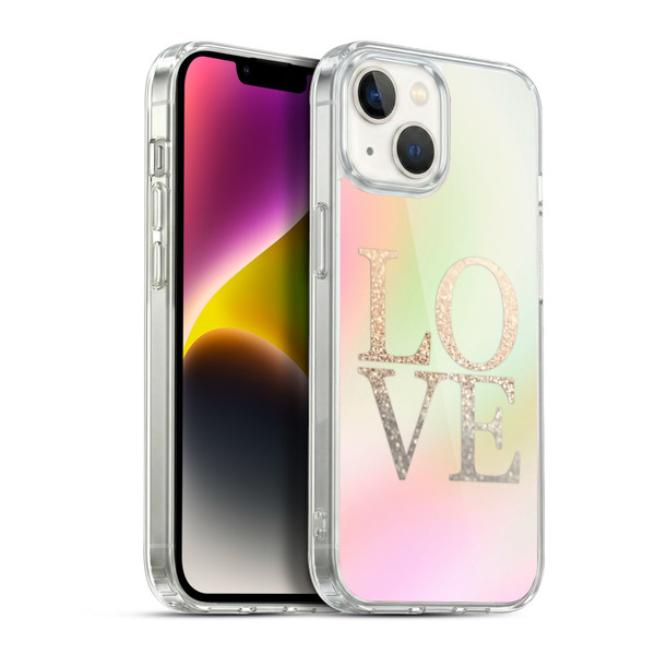 Monika Strigel Dreamland Gold Love Soft Gel Case for Apple iPhone 14