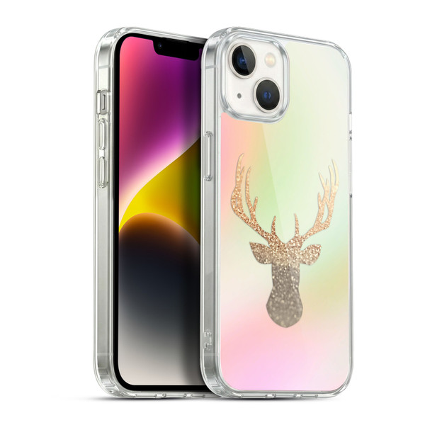 Monika Strigel Dreamland Gold Deer Soft Gel Case for Apple iPhone 14 Plus & MagSafe