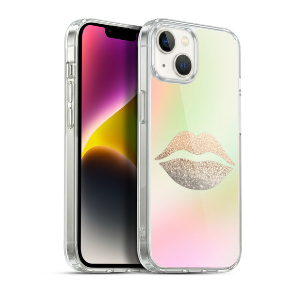 Monika Strigel Dreamland Gold Lips Soft Gel Case for Apple iPhone 14 Plus & MagSafe