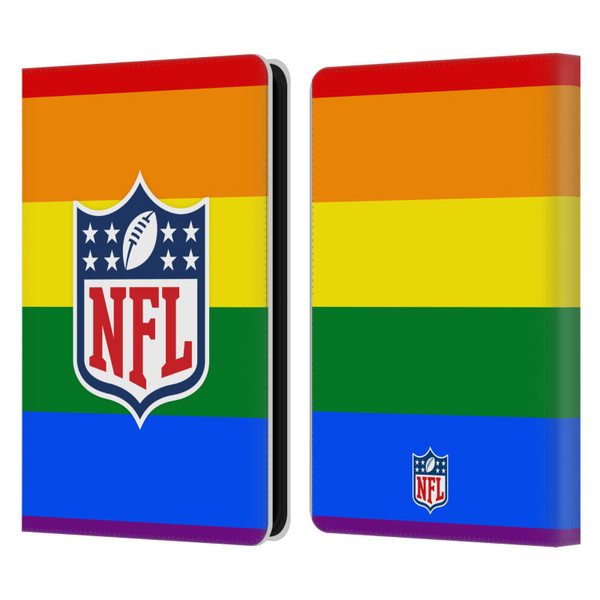 NFL Shield Pride Leather Book Wallet Case Cover For Amazon Kindle 11th Gen (2024)