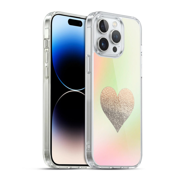 Monika Strigel Dreamland Gold Heart Soft Gel Case for Apple iPhone 14 Pro Max & MagSafe