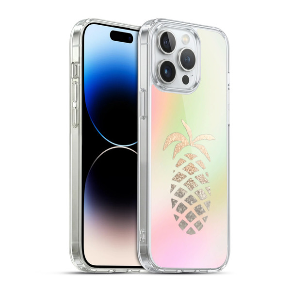 Monika Strigel Dreamland Gold Pineapple Soft Gel Case for Apple iPhone 14 Pro Max & MagSafe
