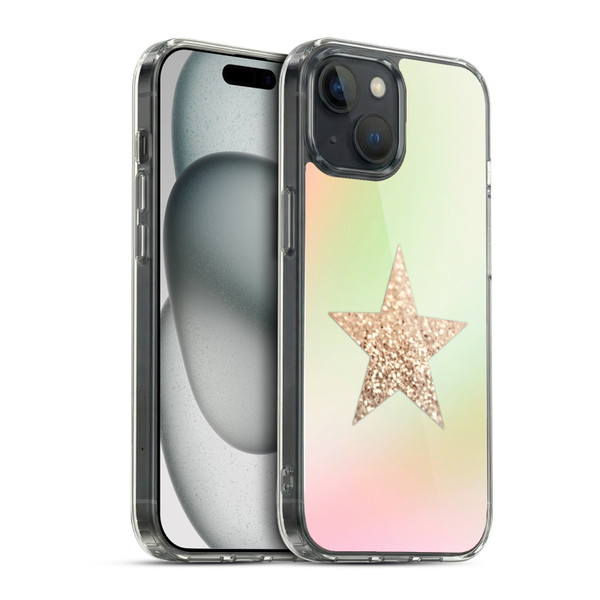 Monika Strigel Dreamland Gold Star Soft Gel Case for Apple iPhone 15 & MagSafe