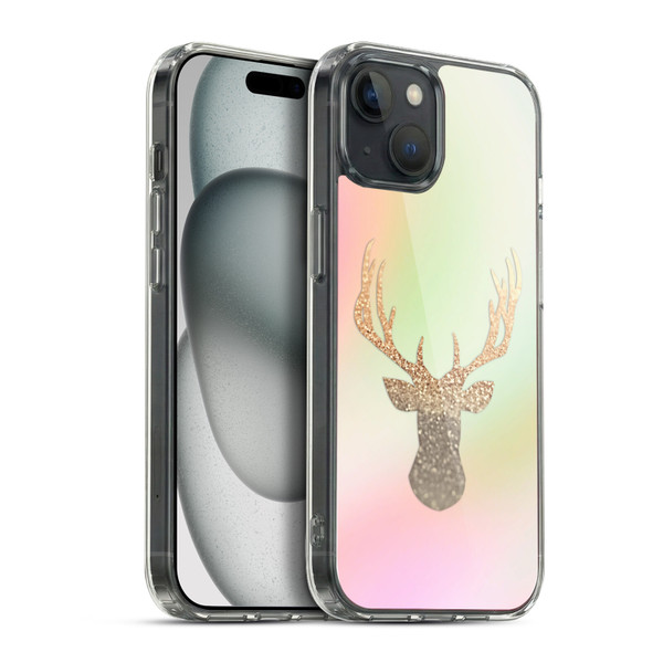 Monika Strigel Dreamland Gold Deer Soft Gel Case for Apple iPhone 15 Plus & MagSafe