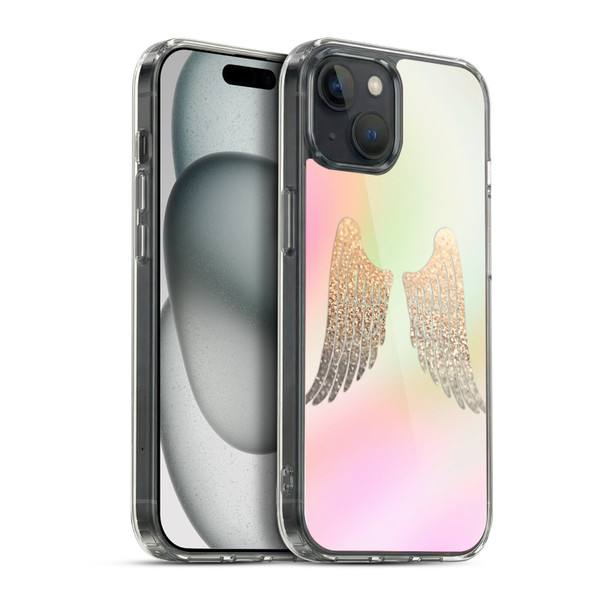 Monika Strigel Dreamland Gold Wings Soft Gel Case for Apple iPhone 15 Plus & MagSafe