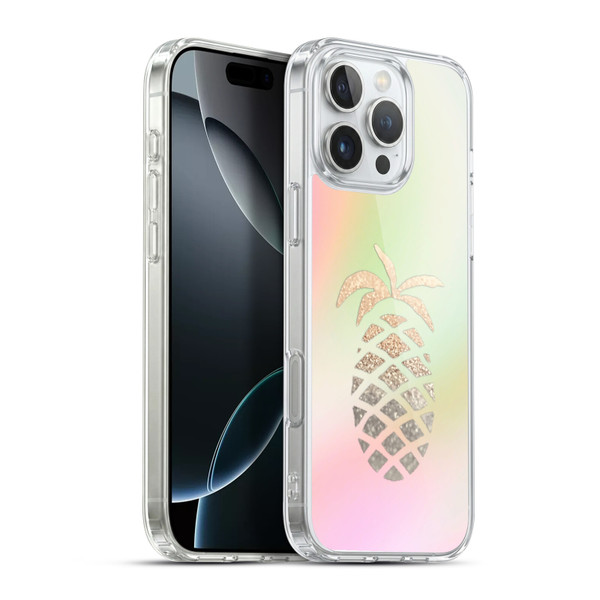 Monika Strigel Dreamland Gold Pineapple Soft Gel Case for Apple iPhone 16 Pro Max & MagSafe