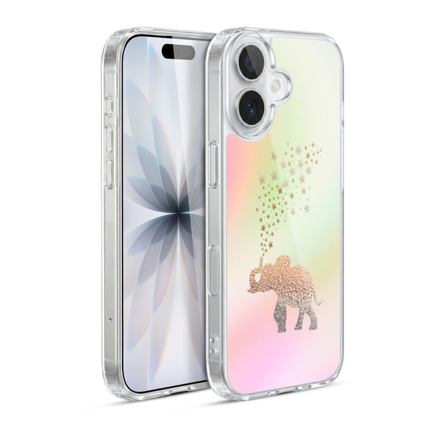 Monika Strigel Dreamland Gold Elephant Soft Gel Case for Apple iPhone 17