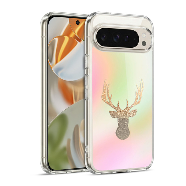 Monika Strigel Dreamland Gold Deer Soft Gel Case for Google Pixel 9 / Pixel 9 Pro