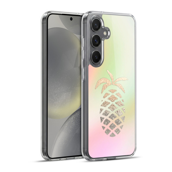 Monika Strigel Dreamland Gold Pineapple Soft Gel Case for Samsung Galaxy S24+ 5G & MagSafe