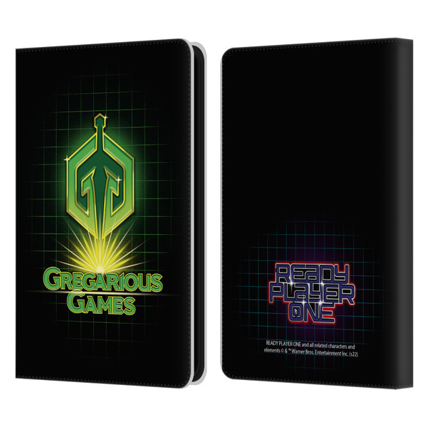 Ready Player One Graphics Logo Leather Book Wallet Case Cover For Amazon Kindle 11th Gen (2024)