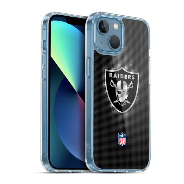 NFL Las Vegas Raiders Artwork LED Soft Gel Case for Apple iPhone 13 Mini & MagSafe