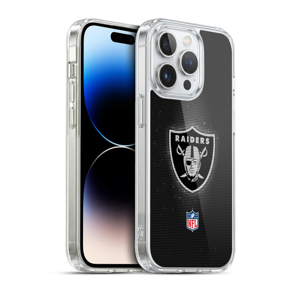 NFL Las Vegas Raiders Artwork LED Soft Gel Case for Apple iPhone 13 Pro & MagSafe