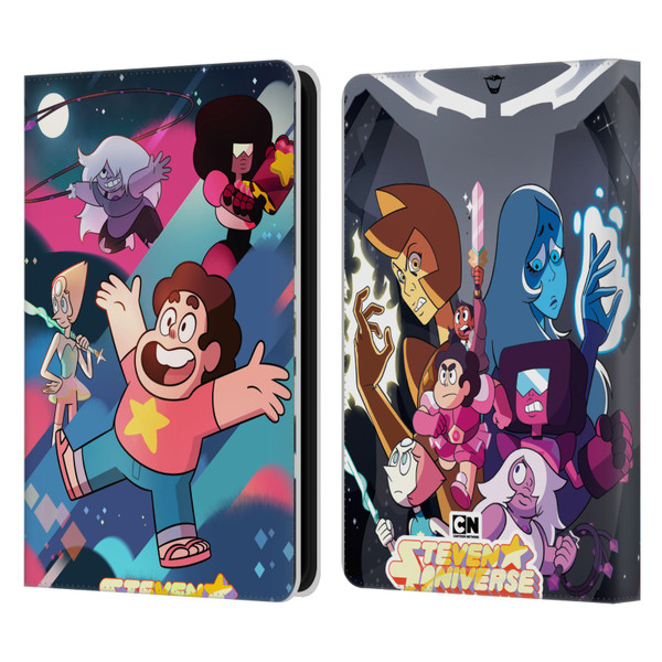 Steven Universe Graphics Characters Leather Book Wallet Case Cover For Amazon Kindle 11th Gen (2024)
