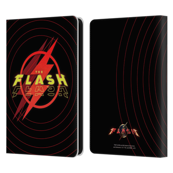 The Flash 2023 Graphics Logo Leather Book Wallet Case Cover For Amazon Kindle 11th Gen (2024)