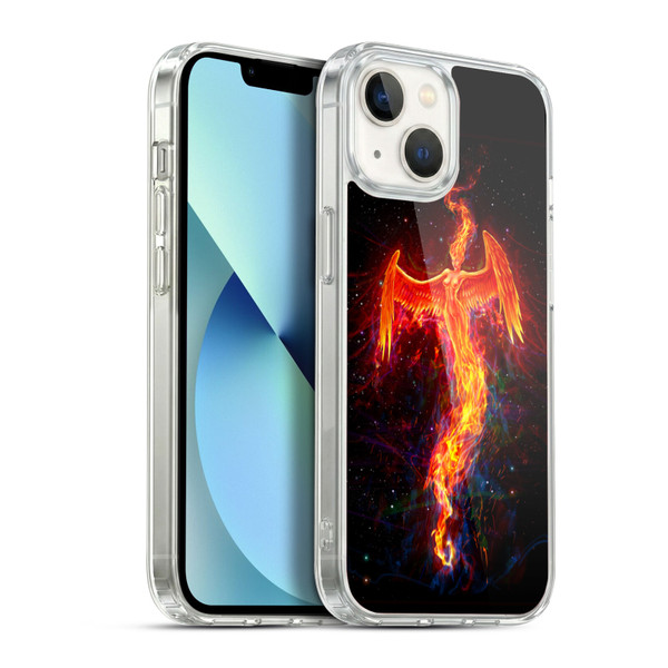 Christos Karapanos Mythical Fireborn Soft Gel Case for Apple iPhone 13