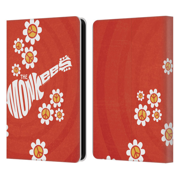 The Monkees Graphics Pattern In Red Leather Book Wallet Case Cover For Amazon Kindle 11th Gen (2024)