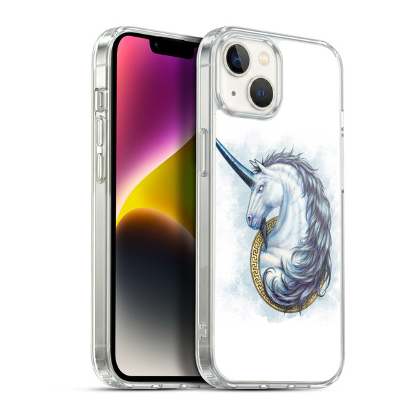 Christos Karapanos Mythical Monokeros Soft Gel Case for Apple iPhone 14 Plus & MagSafe