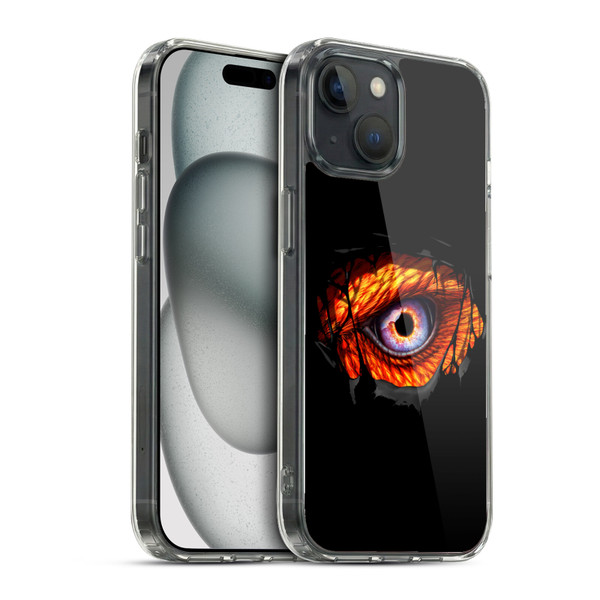Christos Karapanos Mythical Phoenix Eye Soft Gel Case for Apple iPhone 15 & MagSafe
