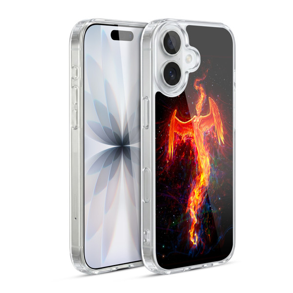 Christos Karapanos Mythical Fireborn Soft Gel Case for Apple iPhone 17