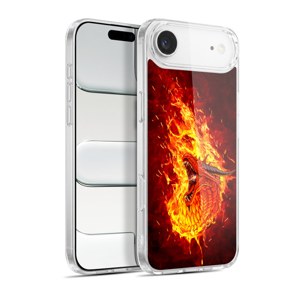 Christos Karapanos Mythical Through The Flames Soft Gel Case for Apple iPhone 17 Air