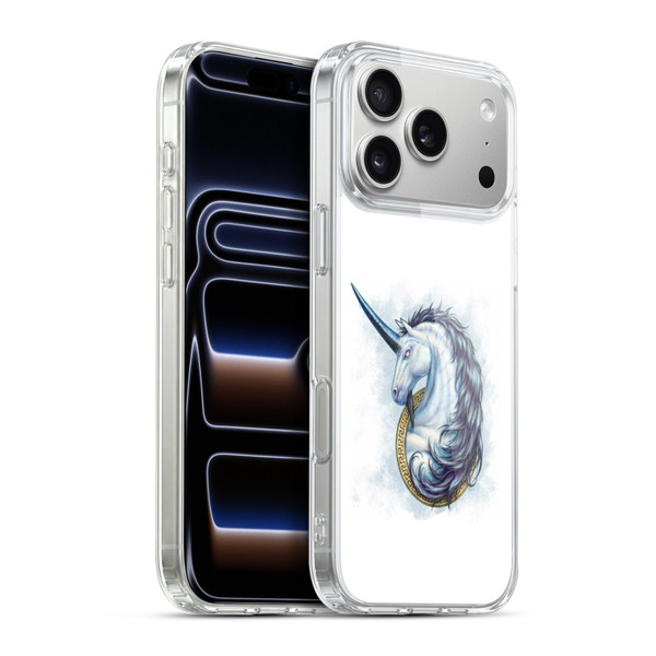 Christos Karapanos Mythical Monokeros Soft Gel Case for Apple iPhone 17 Pro Max