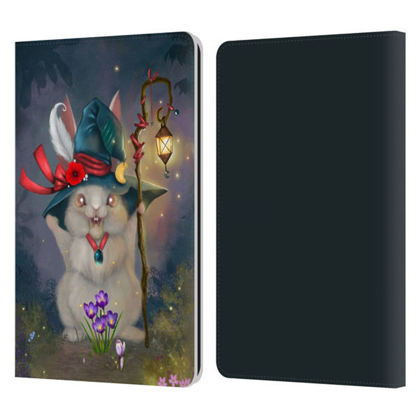 Ash Evans Graphics Magic Bunny Leather Book Wallet Case Cover For Amazon Kindle Paperwhite 1 / 2 / 3